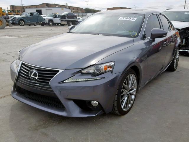 JTHBF1D27E5037547 - 2014 LEXUS IS 250 GRAY photo 2