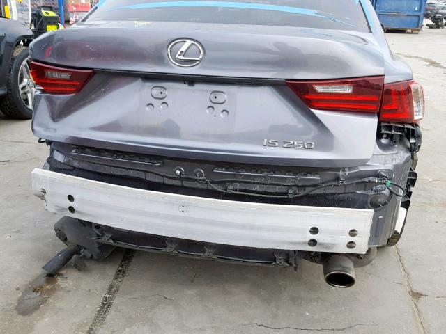 JTHBF1D27E5037547 - 2014 LEXUS IS 250 GRAY photo 9