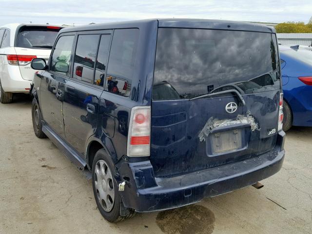 JTLKT334250210644 - 2005 TOYOTA SCION XB Көк фото 3