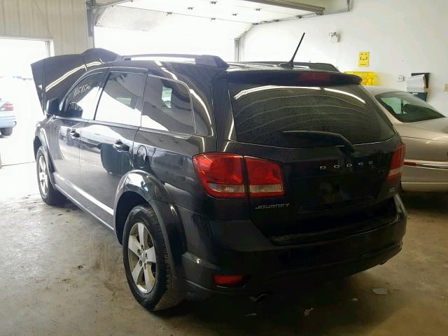 3D4PG1FG7BT547165 - 2011 DODGE JOURNEY MA BLACK photo 3