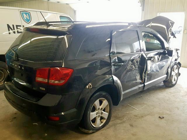 3D4PG1FG7BT547165 - 2011 DODGE JOURNEY MA BLACK photo 4