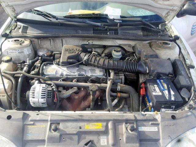 1G1JC524417380843 - 2001 CHEVROLET CAVALIER B WHITE photo 7