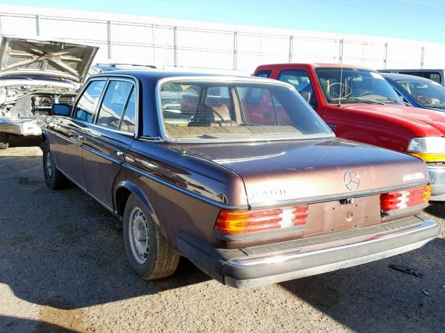 12312310099843 - 1979 MERCEDES-BENZ 240 D BROWN photo 3