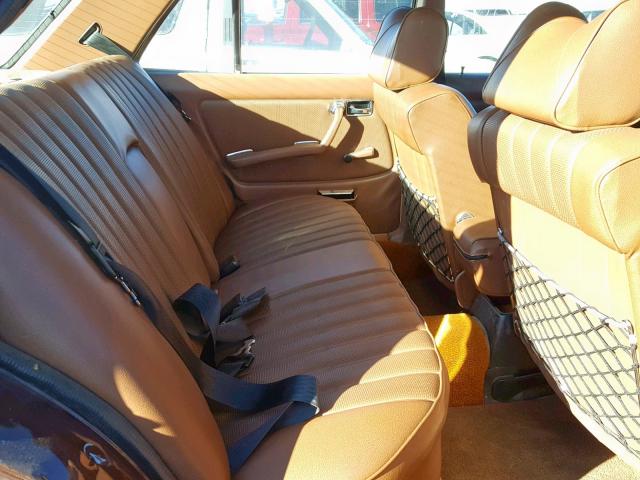 12312310099843 - 1979 MERCEDES-BENZ 240 D BROWN photo 6