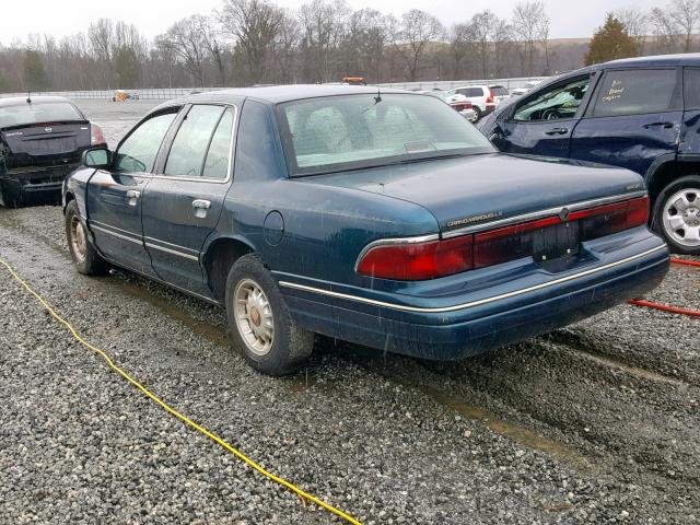 2MELM75WXVX617209 - 1997 MERCURY GRAND MARQ GREEN photo 3