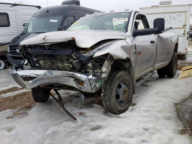 3C63DRAL0CG302815 - 2012 DODGE RAM 3500 S SILVER photo 2