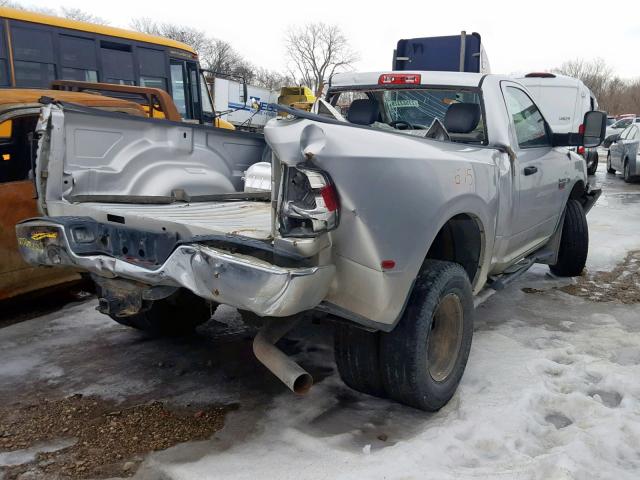 3C63DRAL0CG302815 - 2012 DODGE RAM 3500 S SILVER photo 4