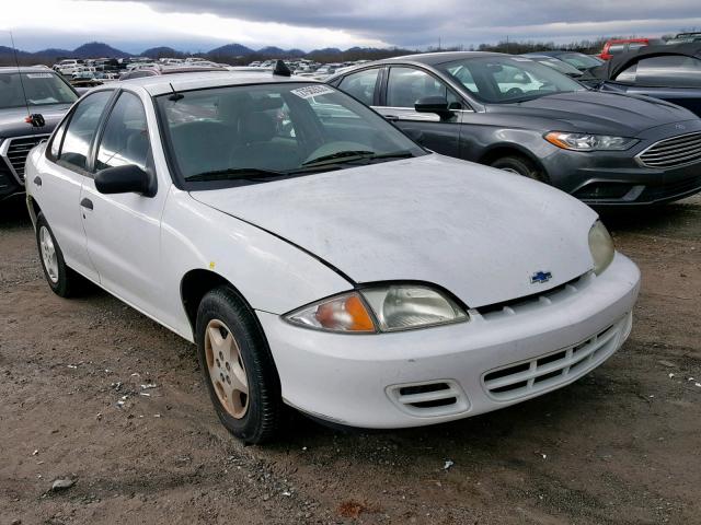 1G1JC524617365731 - 2001 CHEVROLET CAVALIER B WHITE photo 1