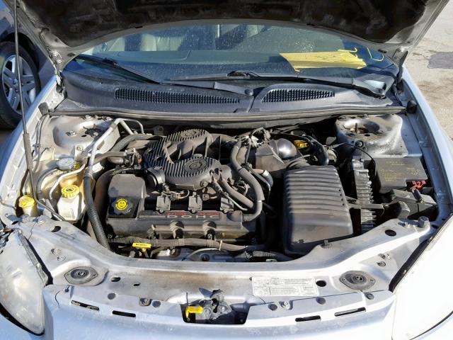 1C3EL56U71N501075 - 2001 CHRYSLER SEBRING LX SILVER photo 7