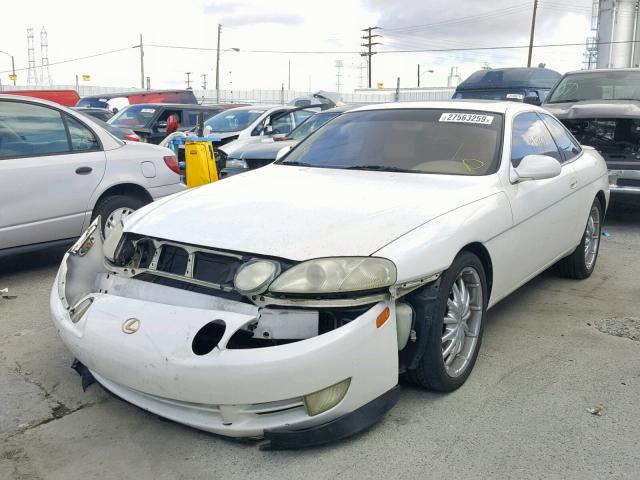 JT8UZ30C2P0028832 - 1993 LEXUS SC 400 WHITE photo 2