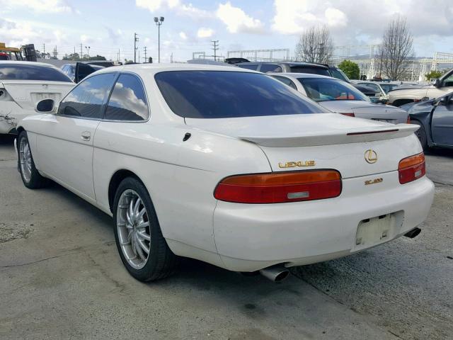 JT8UZ30C2P0028832 - 1993 LEXUS SC 400 WHITE photo 3