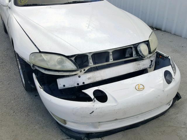 JT8UZ30C2P0028832 - 1993 LEXUS SC 400 WHITE photo 9