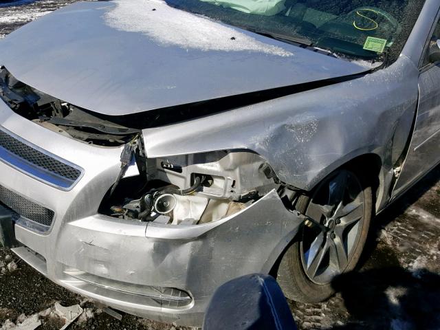 1G1ZH57B39F134721 - 2009 CHEVROLET MALIBU 1LT SILVER photo 9