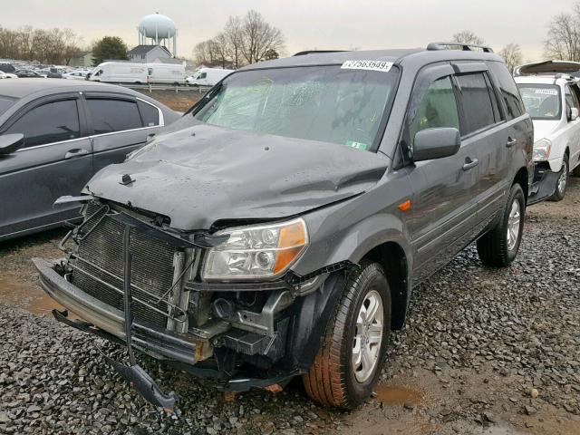 5FNYF182X8B003093 - 2008 HONDA PILOT VP GRAY photo 2