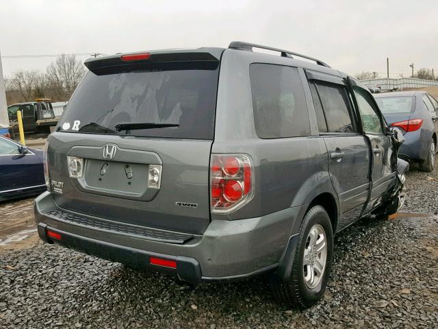 5FNYF182X8B003093 - 2008 HONDA PILOT VP GRAY photo 4