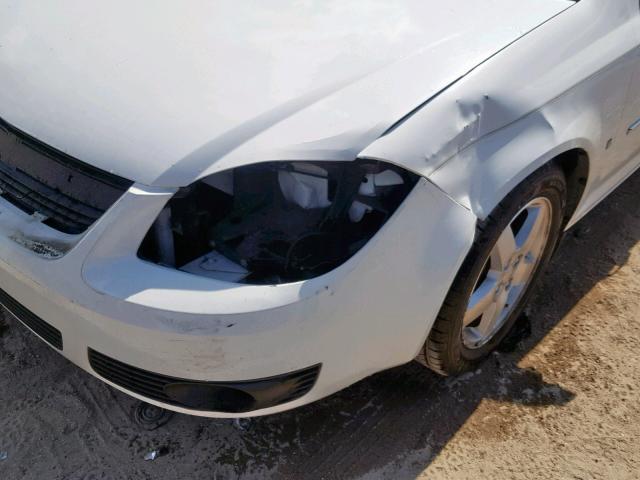 1G1AZ58F367802163 - 2006 CHEVROLET COBALT LTZ WHITE photo 9