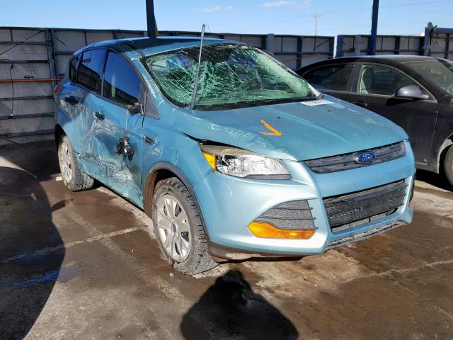 1FMCU0F76DUB94971 - 2013 FORD ESCAPE S GREEN photo 1