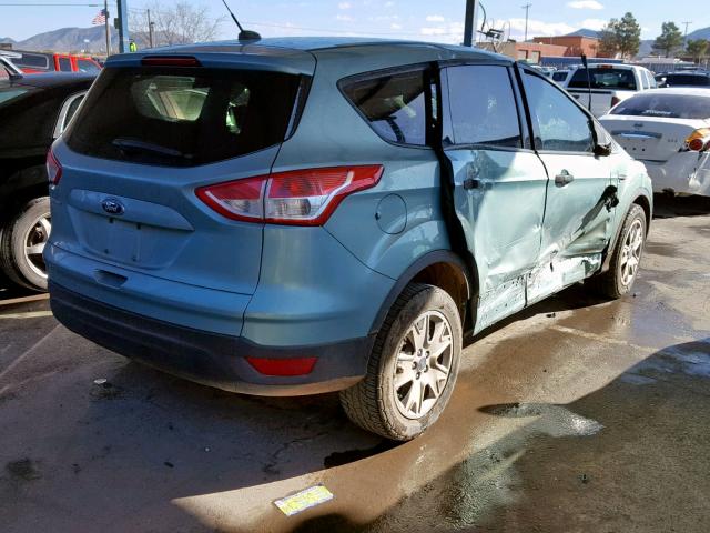 1FMCU0F76DUB94971 - 2013 FORD ESCAPE S GREEN photo 4