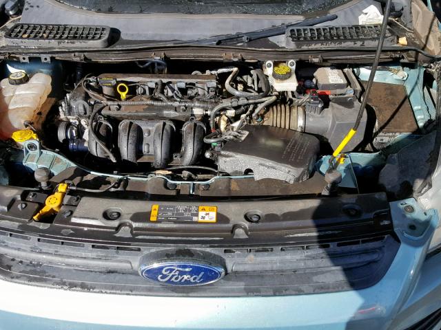 1FMCU0F76DUB94971 - 2013 FORD ESCAPE S GREEN photo 7