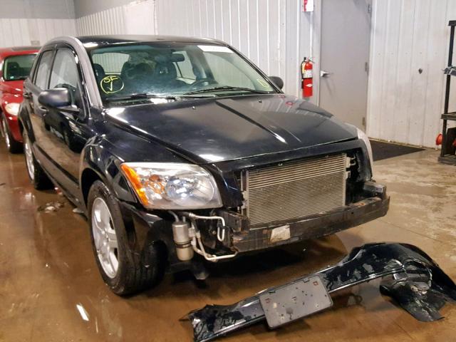 1B3HB28B27D403027 - 2007 DODGE CALIBER BLACK photo 1