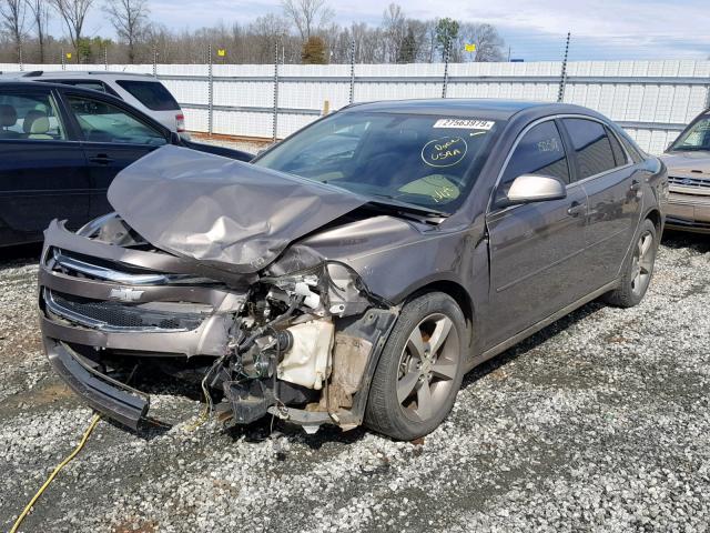 1G1ZC5EU0BF131896 - 2011 CHEVROLET MALIBU 1LT ნაცრისფერი ფოტო 2