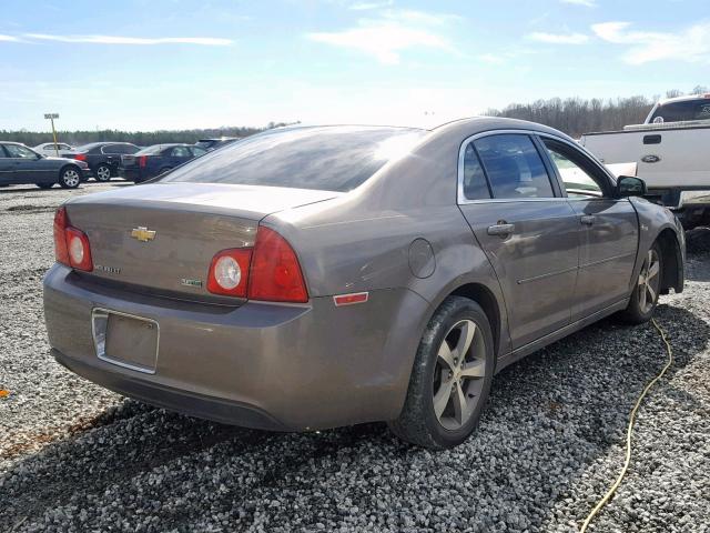 1G1ZC5EU0BF131896 - 2011 CHEVROLET MALIBU 1LT ნაცრისფერი ფოტო 4