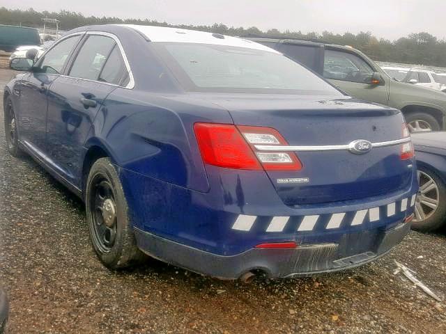 1FAHP2MK3FG126218 - 2015 FORD TAURUS POL BLUE photo 3