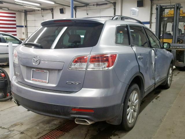 JM3TB38Y470109839 - 2007 MAZDA CX-9 SILVER photo 4