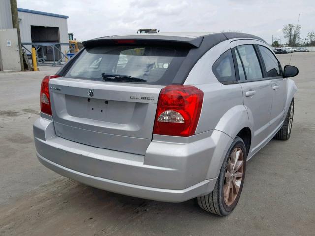 1B3CB5HA9BD214693 - 2011 DODGE CALIBER HE SILVER photo 4