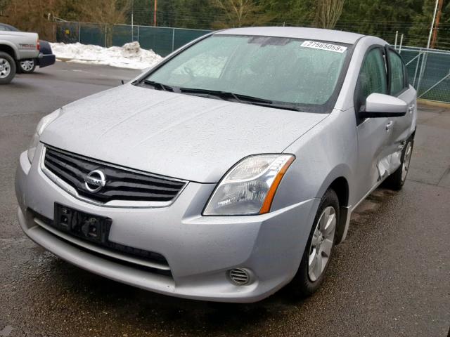 3N1AB6AP8CL769692 - 2012 NISSAN SENTRA 2.0 SILVER photo 2