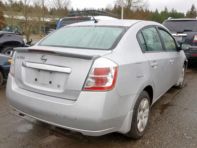 3N1AB6AP8CL769692 - 2012 NISSAN SENTRA 2.0 SILVER photo 4