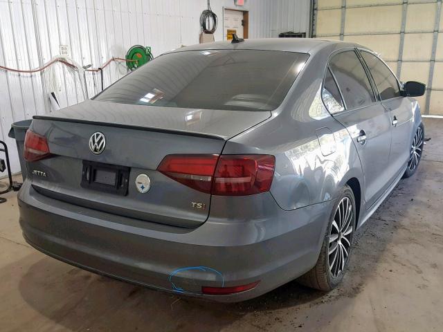 3VWB17AJ3GM221179 - 2016 VOLKSWAGEN JETTA SPOR GRAY photo 4