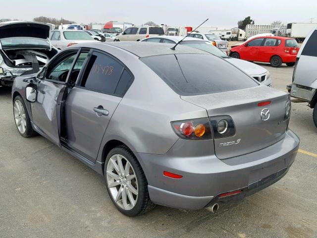 JM1BK323X61509690 - 2006 MAZDA 3 S GRAY photo 3