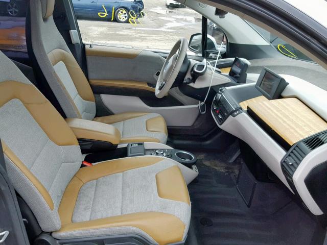 WBY1Z4C54EV274450 - 2014 BMW I3 REX WHITE photo 5