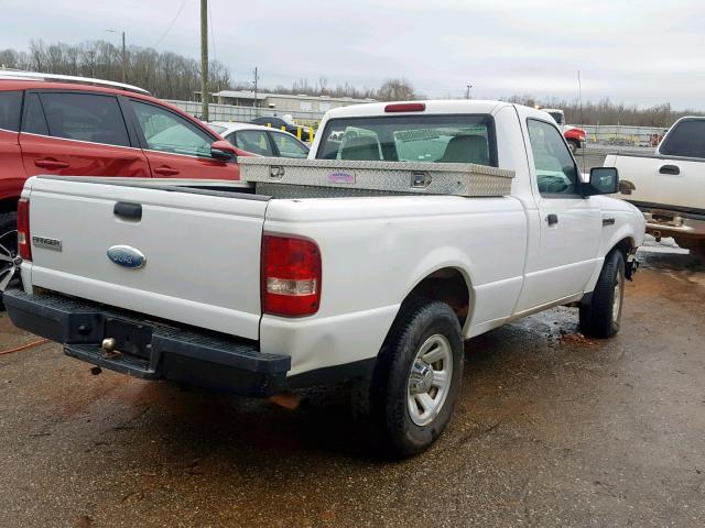 1FTYR10D97PA87528 - 2007 FORD RANGER WHITE photo 4