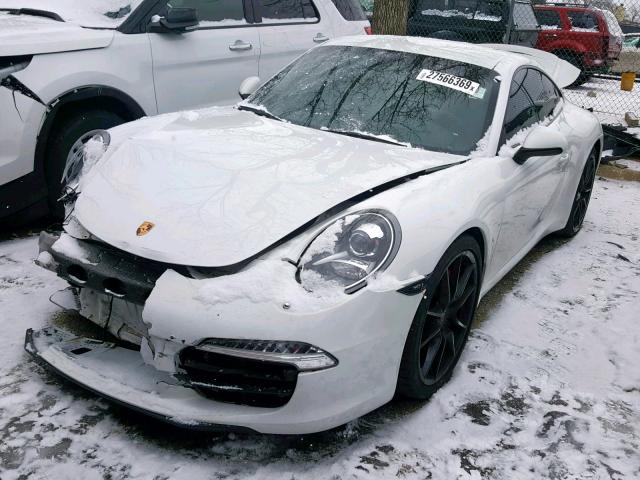 WP0AB2A95ES120850 - 2014 PORSCHE 911 CARRER WHITE photo 2