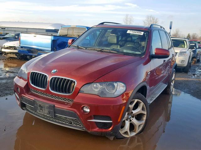 5UXZV4C5XBL739450 - 2011 BMW X5 XDRIVE3 Qırmızı foto 2