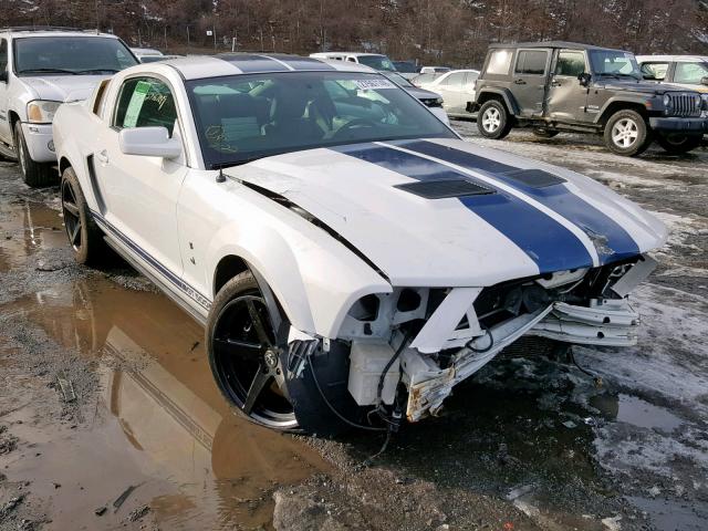 1ZVHT88S585170512 - 2008 FORD MUSTANG SH WHITE photo 1