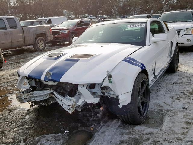 1ZVHT88S585170512 - 2008 FORD MUSTANG SH WHITE photo 2