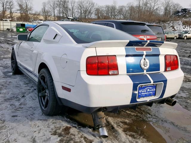 1ZVHT88S585170512 - 2008 FORD MUSTANG SH WHITE photo 3