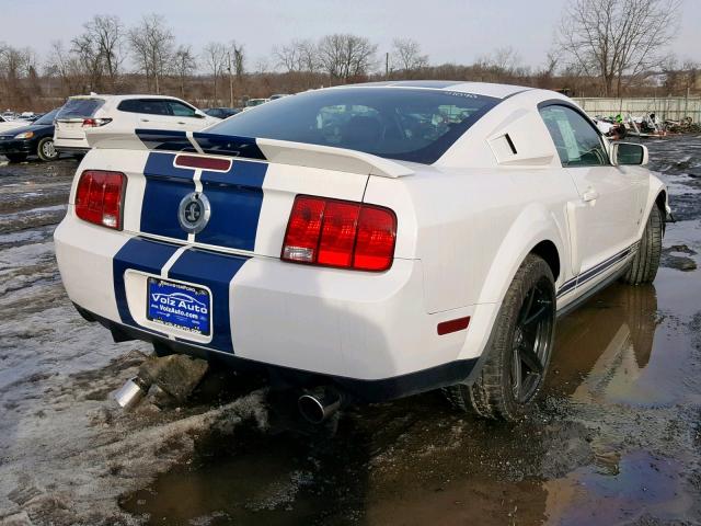 1ZVHT88S585170512 - 2008 FORD MUSTANG SH WHITE photo 4