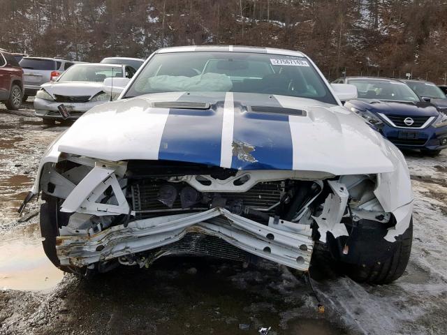 1ZVHT88S585170512 - 2008 FORD MUSTANG SH WHITE photo 9