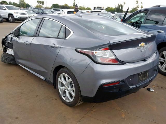 1G1RD6S57JU114023 - 2018 CHEVROLET VOLT PREMI GRAY photo 3