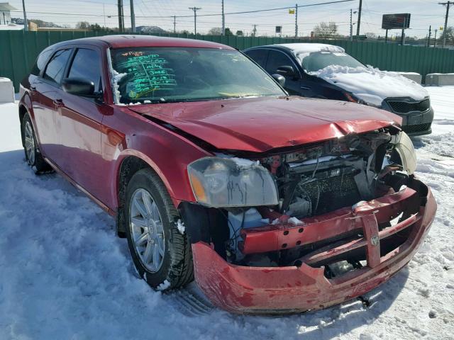 2D4FV47T17H701948 - 2007 DODGE MAGNUM SE RED photo 1