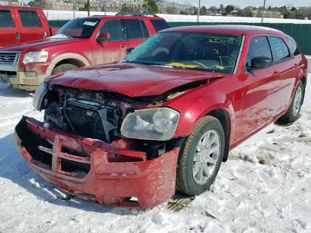 2D4FV47T17H701948 - 2007 DODGE MAGNUM SE RED photo 2