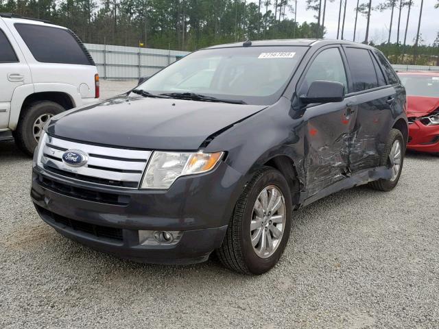 2FMDK49C27BB55086 - 2007 FORD EDGE SEL P GRAY photo 2