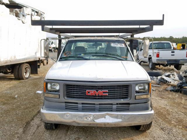 3GDKC34F61M106379 - 2001 GMC SIERRA C35 WHITE photo 9