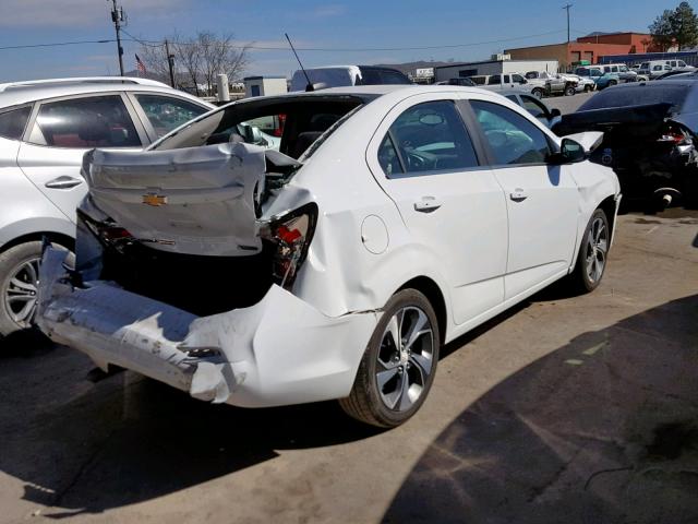 1G1JF5SB9H4139300 - 2017 CHEVROLET SONIC PREM WHITE photo 4