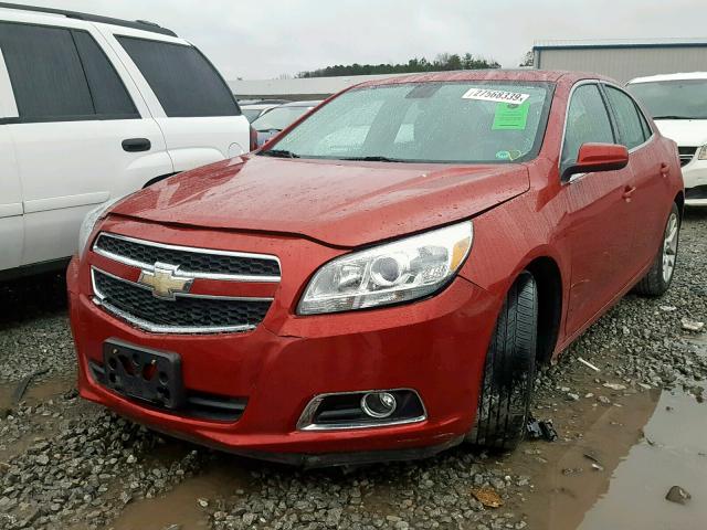 1G11F5RR8DF122991 - 2013 CHEVROLET MALIBU 2LT RED photo 2