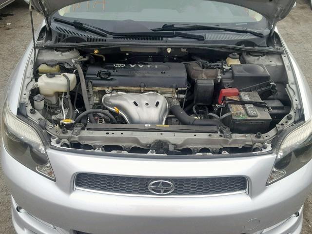 JTKDE167070186994 - 2007 TOYOTA SCION TC ვერცხლისფერი ფოტო 7